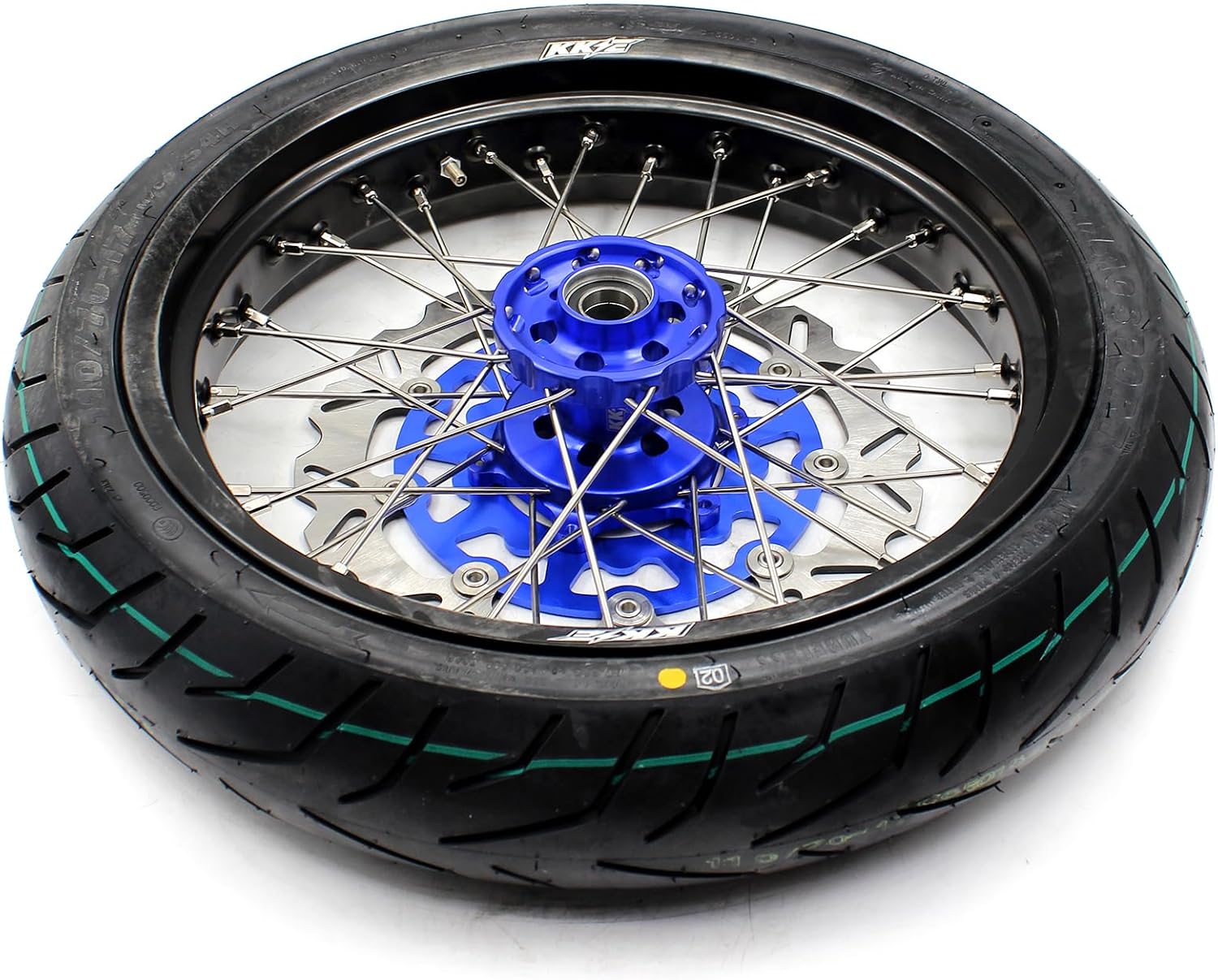 KKE 17'' Inch Wheels Fit for YAMAHA WR250F 20-25 WR450F 19-2025 New Model Supermoto Wheels CST Tires 3.5/4.25 Rims