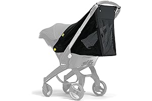 360 Degree Protective Clear Car Seat Cover Compatible with Doona Infant Car Seat and Stroller