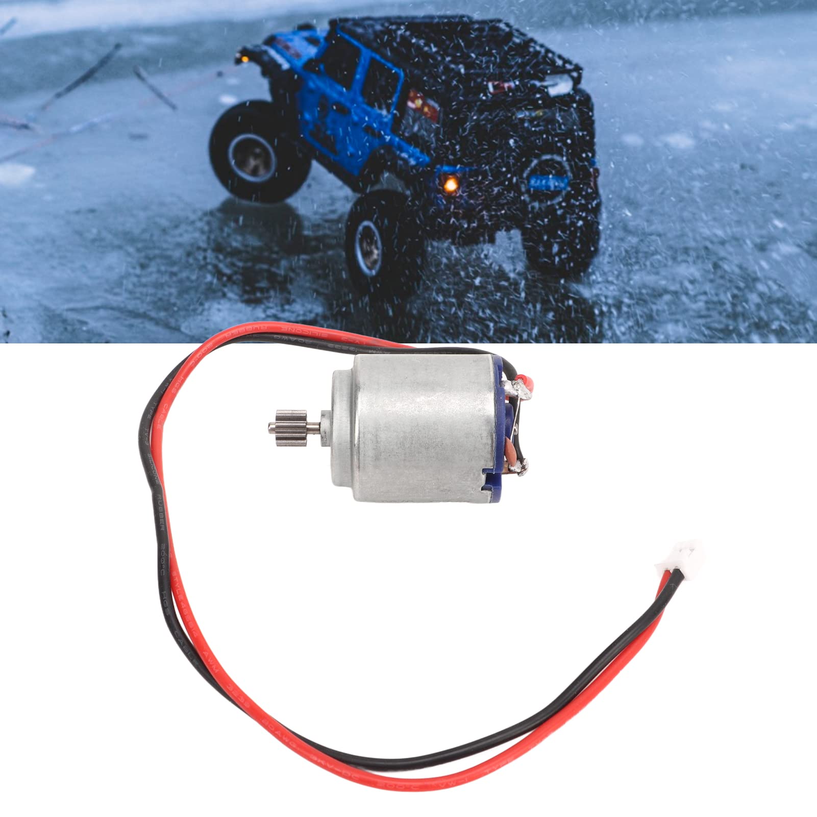 Septpenta Moteur Brossé Pour Voiture RC P06 – 3-7,4 V – Haute Torsion, Cuivre, Engrenages Silencieux – Remplacement Facile – Vis Incluses