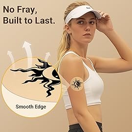 Libre 3 Sensor Covers Tattoo Waterproof, Amolyfe 10 Pack Freestyle Libre 3 Plus Covers, Bump-Proof with Hard Cap, Waterproof Breathable Medical CGM Adhesive Patches, 14-Day CGM Protection (Lion)