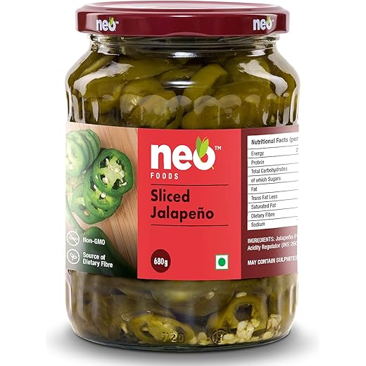 Neo Sliced Jalapenos 680g