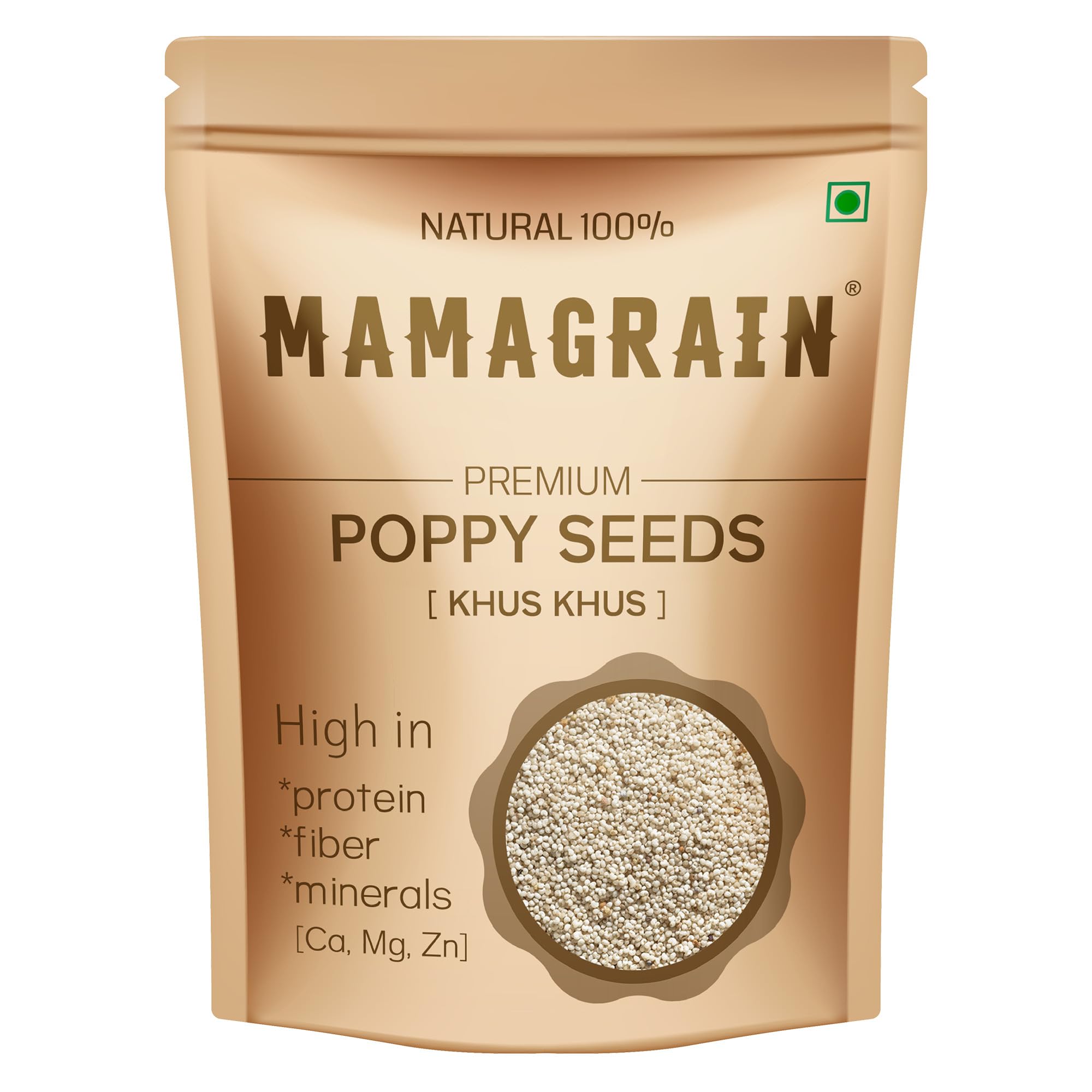 MAMAGRAIN Premium Poppy Seeds 600g - Whole Khus Khus | Indian Posto Dana | Khas Khas | Posta Dana | KhusKhus | KhasKhas | 100% Pure Clean Natural Poppy Seeds (600gm) (B0CZKNNWR2) Amazon Price History, Amazon Price Tracker