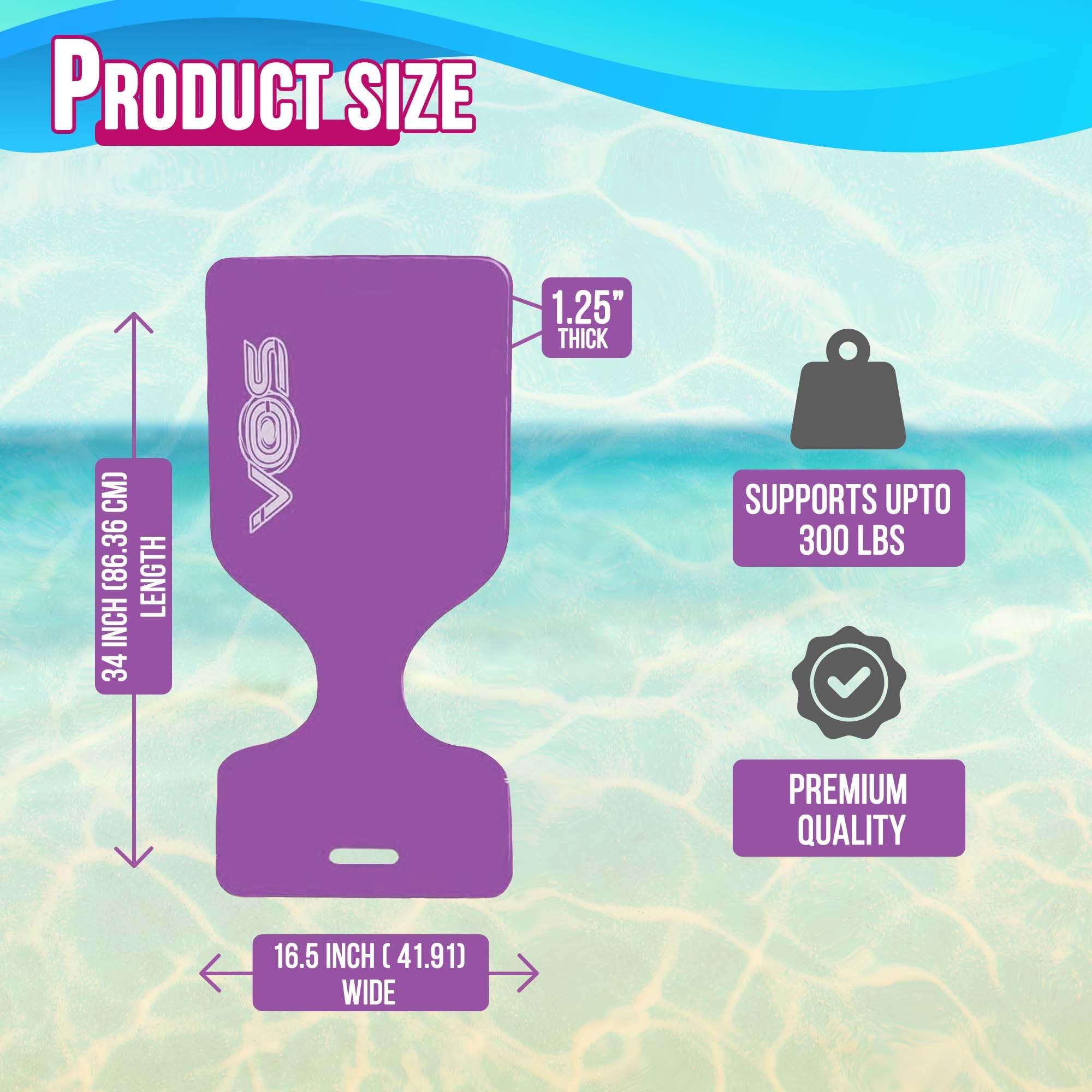 Snapklik.com : VOS Phoenix Water Solid Saddle Floats For Adults And ...