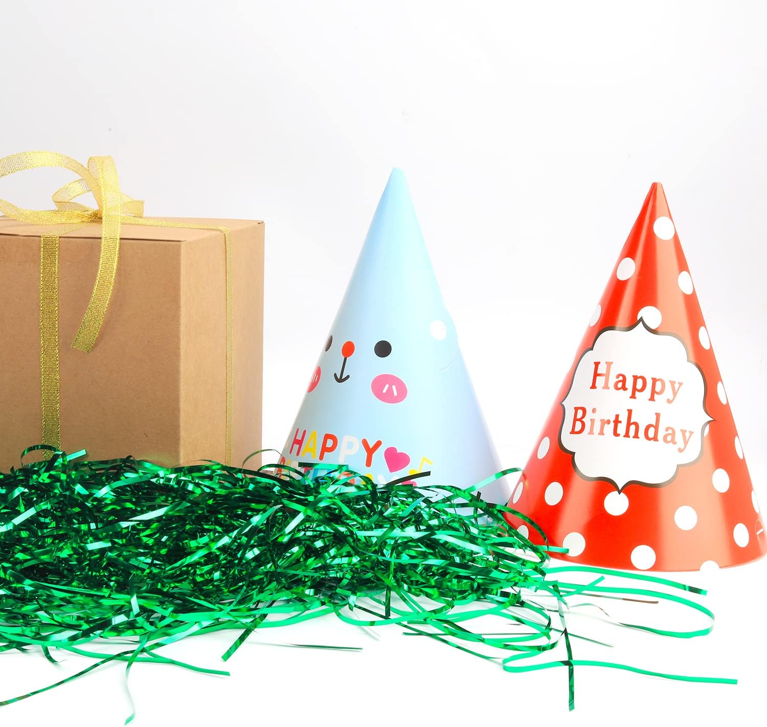 Lainrrew 100 Grams Sparkly Iridescent Film PP Hamper Shreds & Strands Shredded Grass Stuffer Crinkle Confetti Raffia Paper Gift Box Filler for DIY Gift Wrapping & Basket Filling - Image 4