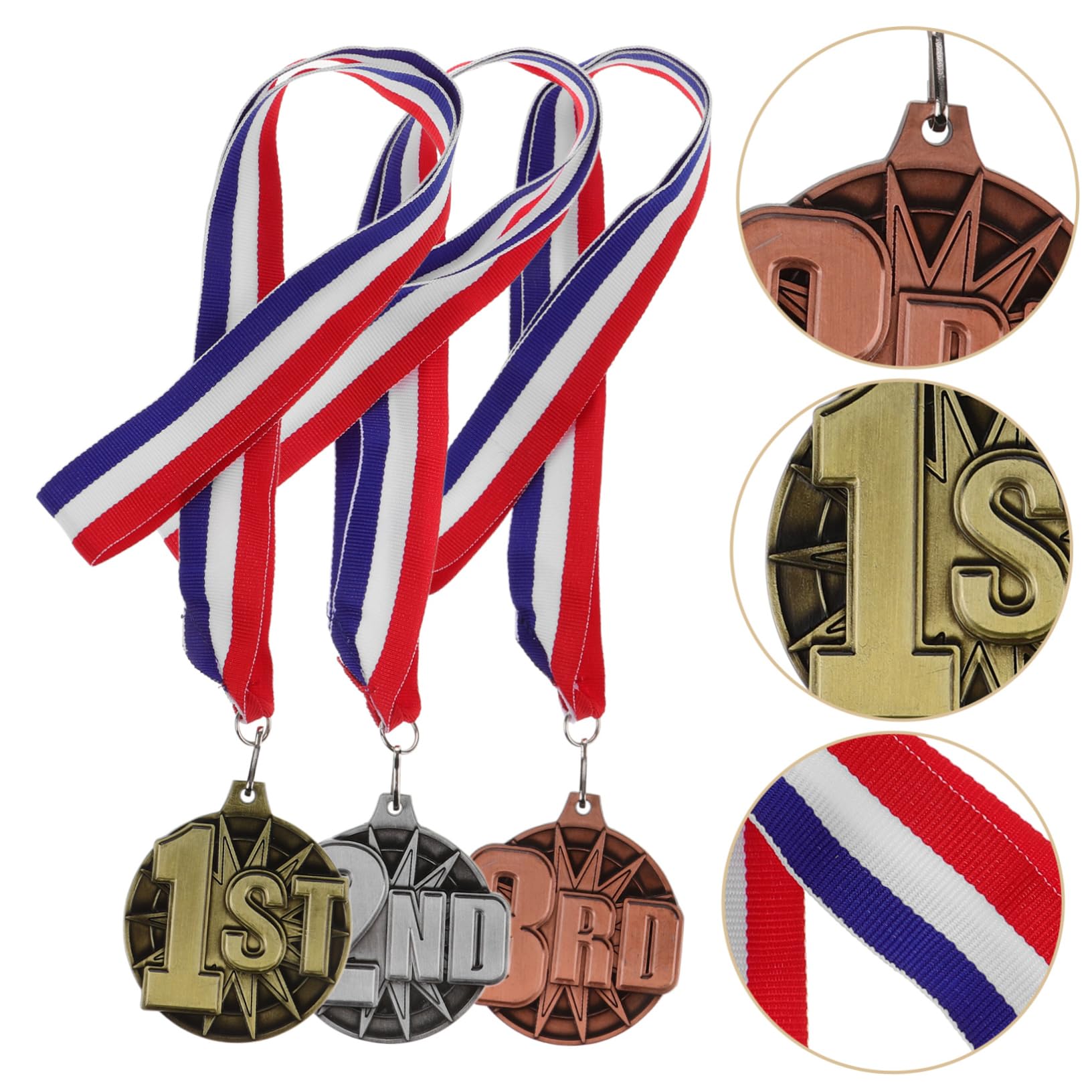 TOYANDONA 12piezas Medallas De Competición Colgantes para Eventos Deportivos De Medallas para Premios Escolares y Festividades