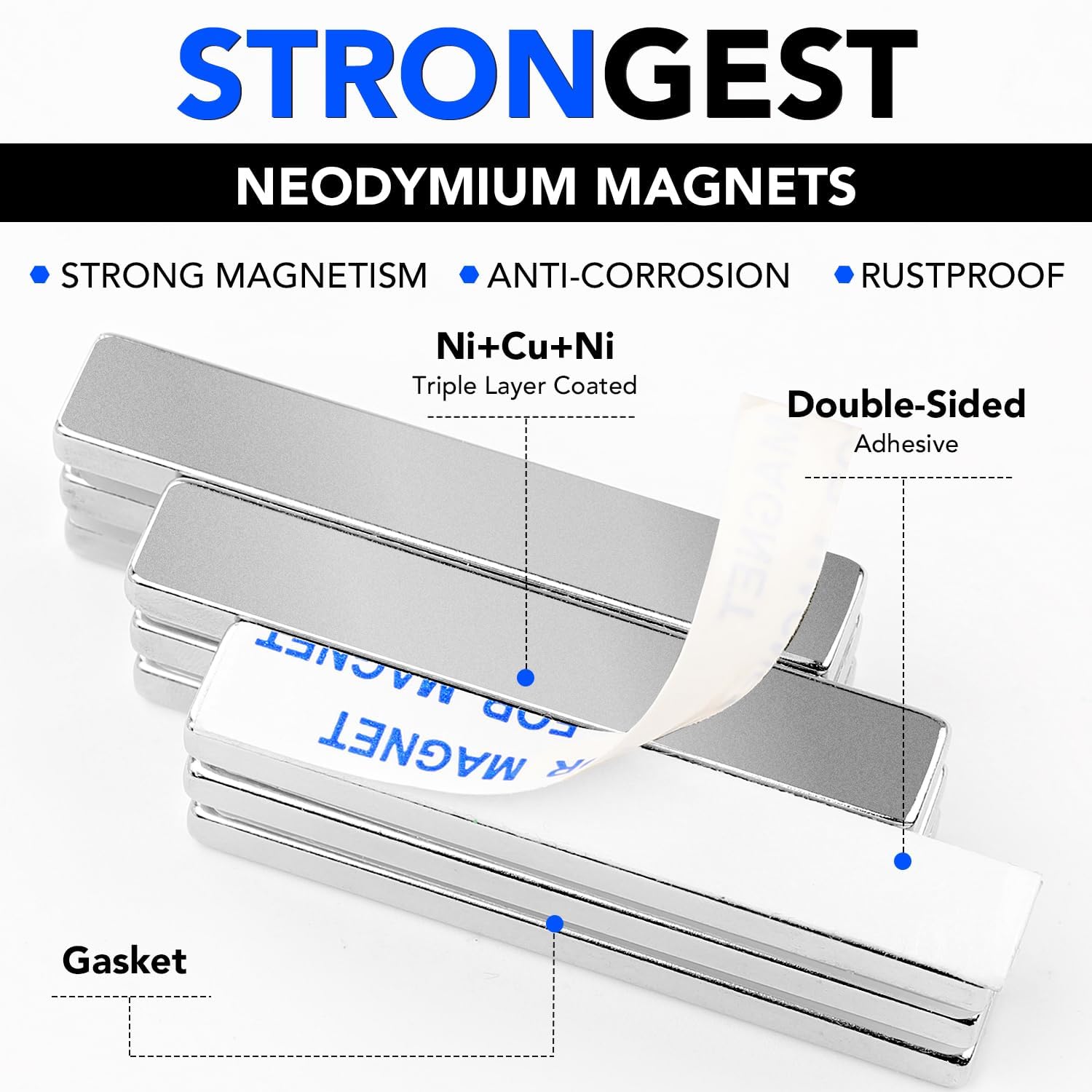 Strong Neodymium Magnets - 30 Pack -4 Strong Neodymium Magnets - 30 Pack -4