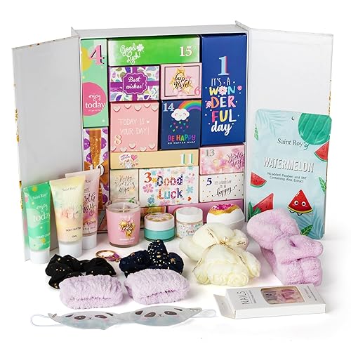 Regalos de cumpleaños para adolescentes, regalos de cumpleaños para mujeres, caja sorpresa de feliz cumpleaños, 15 piezas de regalos de spa de lujo,