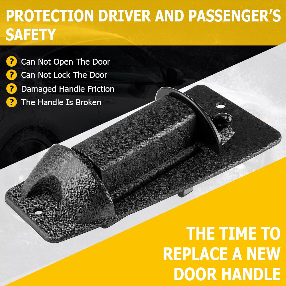 Silverado Sierra Rear Door Handle Rear Left Exterior Door Handle For 99-07 Chevy Silverado GMC Sierra Extended Cab Rear Left Exterior Handle - Foto 4