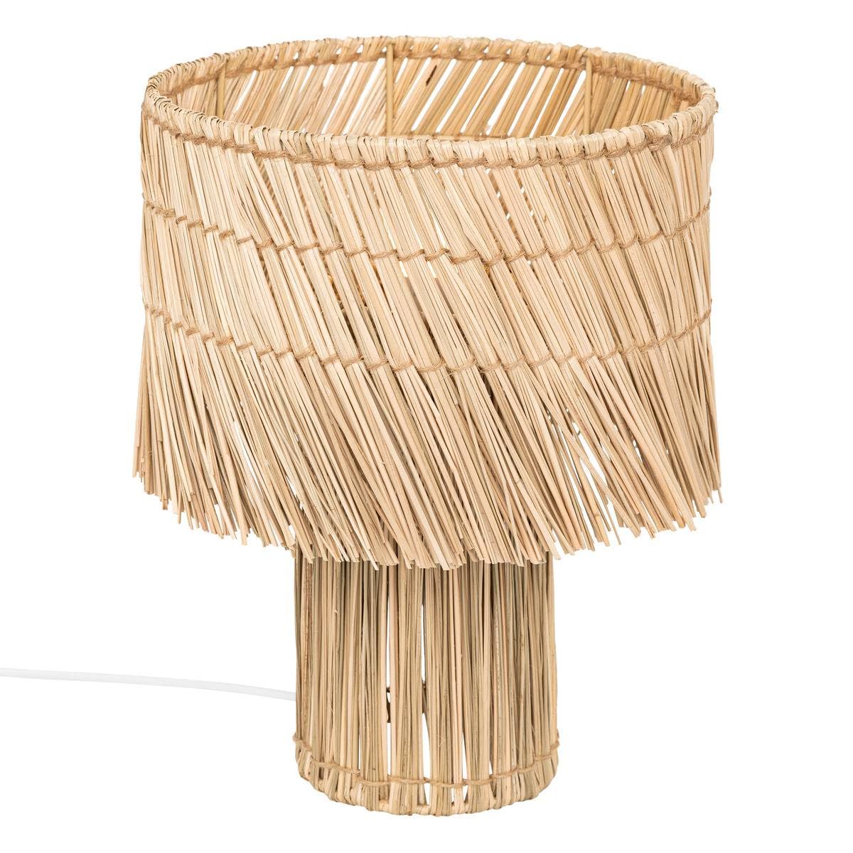 Atmosphera - Lámpara de mesa yoni reed h34cm