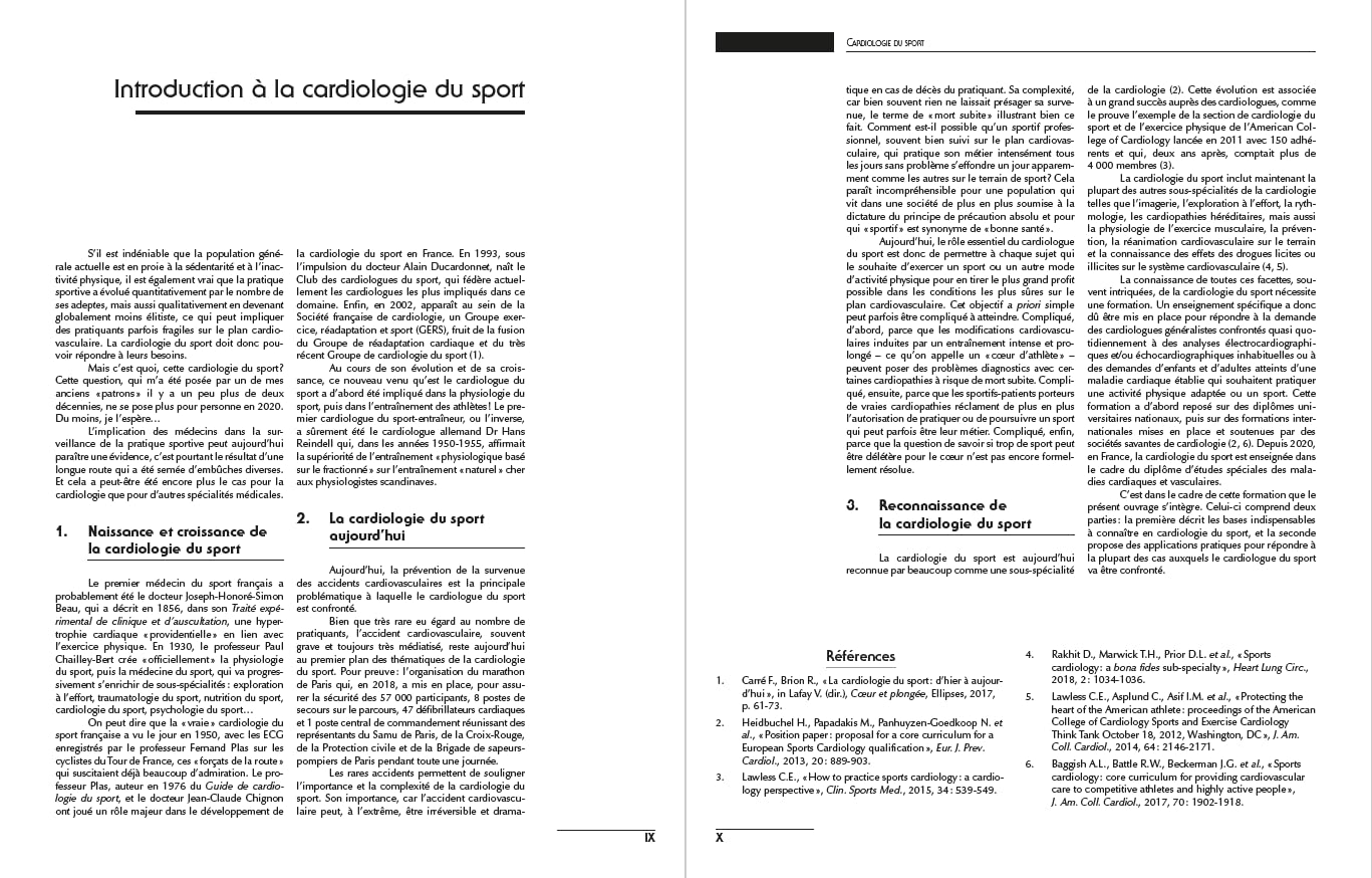 Cardiologie du sport en pratique