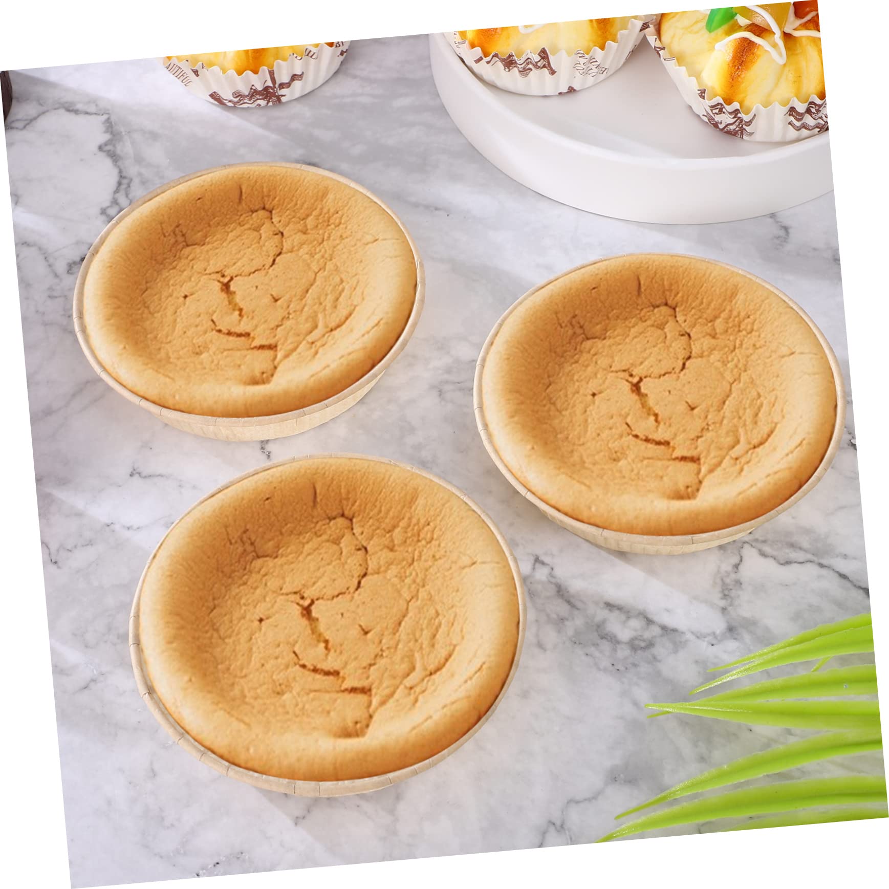 Caja de pasteles, caja de muffins, 100 Uds molde de papel for hornear pasteles for Flan molde redondo for pasteles Mini plancha molde for pasteles de Mousse Mini moldes for pasteles de 4 pulgadas taza