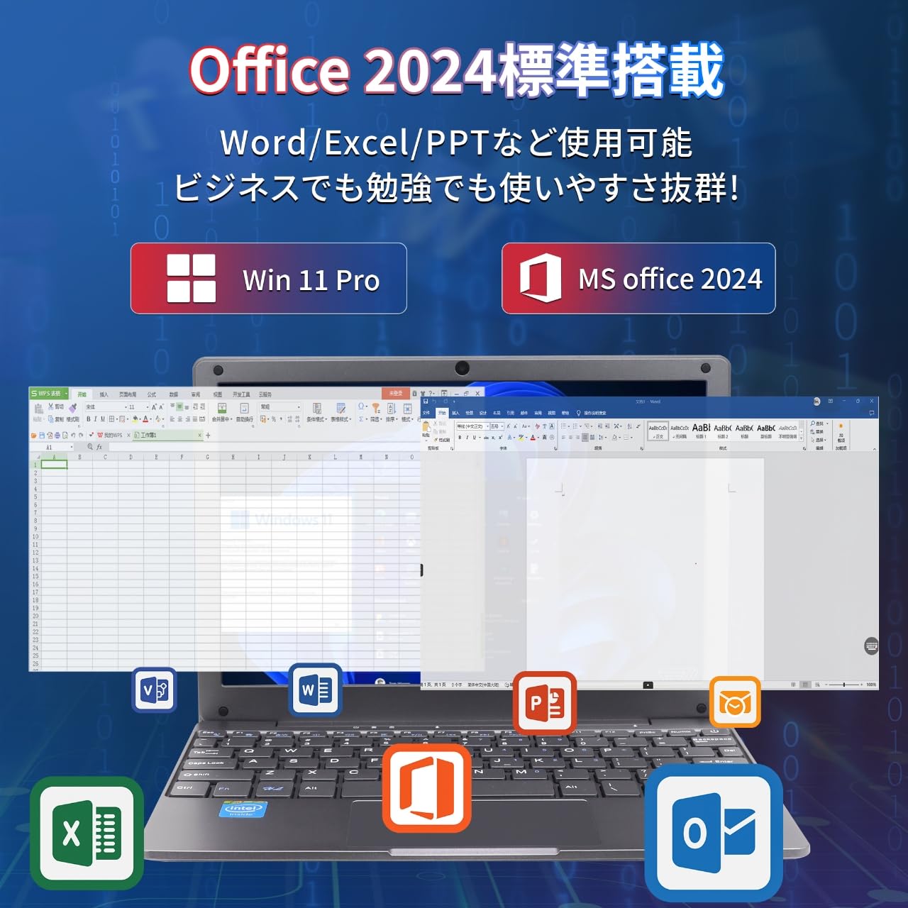 Amazon.co.jp: 2026年最新ノートパソコン 10.1インチミニ ノートPC
