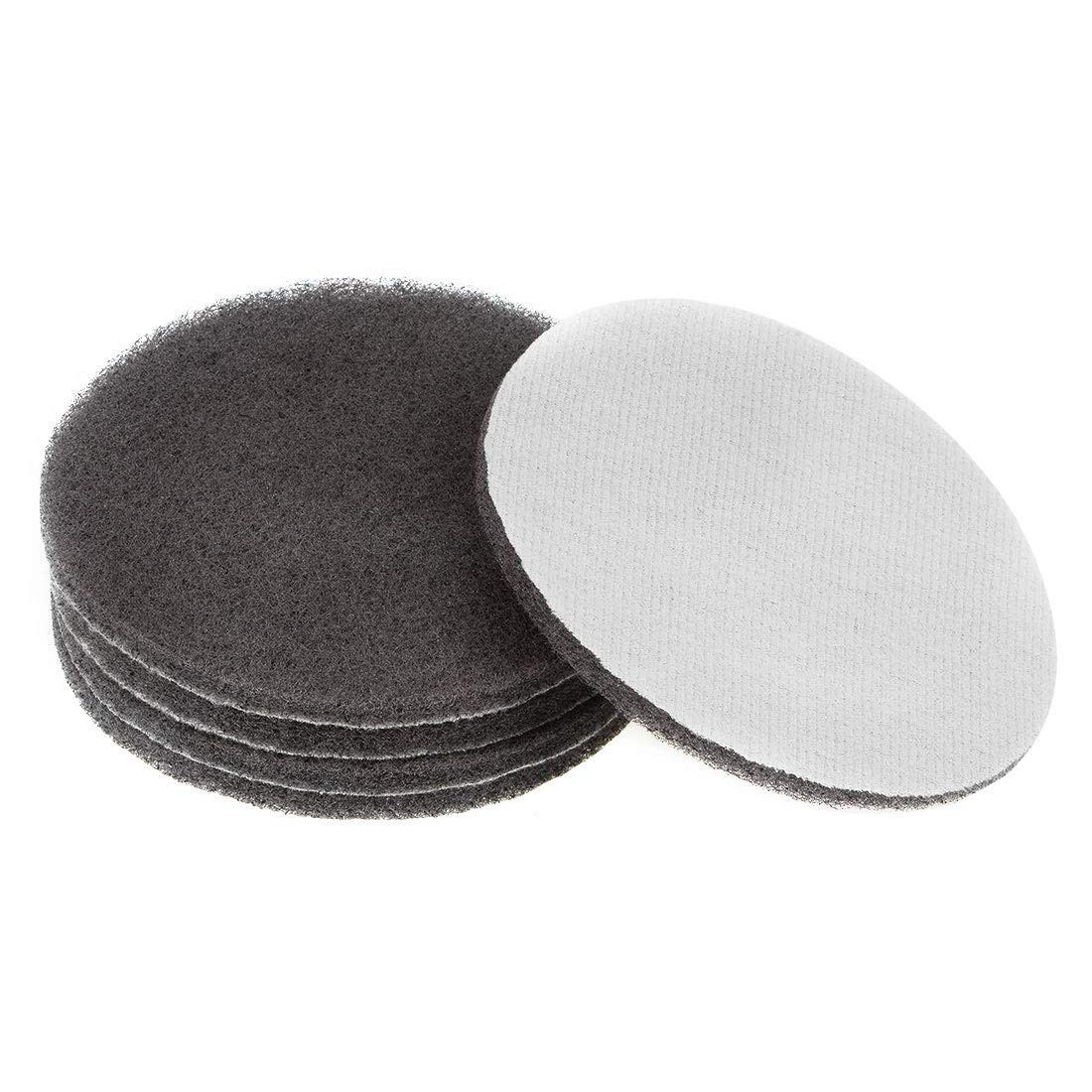 uxcell 5 Inch 1500 Grit Drill Power Brush Tile Scrubber Scouring Pads Cleaning Tool 5pcs