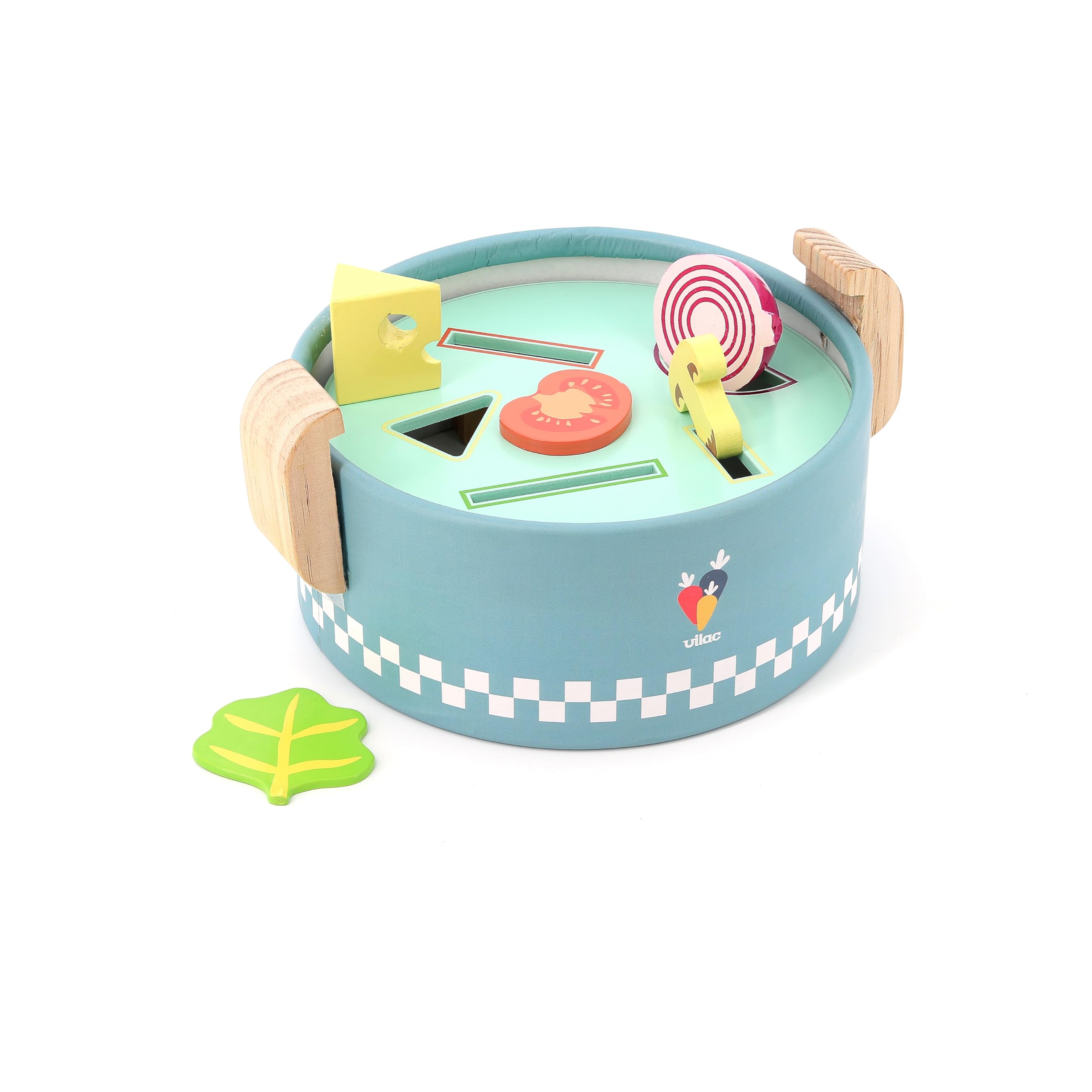 Popotte Minus Cuisine et Éveil Jouet en Bois Bébé Dès 18 Mois Jeu Éducatif | Ustensiles miniatures inclus | stimule imagination et imitation | adapté aux petites mains | idée cadeau naissance originale
