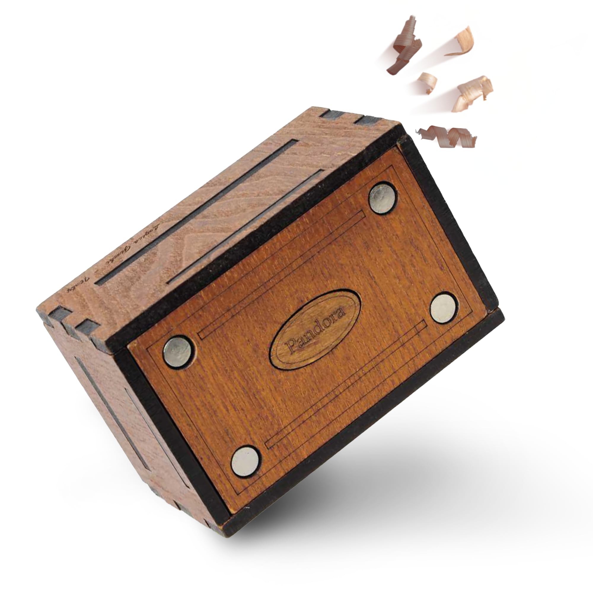 Logica Spiele Art. Pandora Box – Die Secrete Box – Puzzles aus Holz – Geheimset – Schwierigkeitsgrad 5/6 Unglaublich – Kollektion Leonardo da Vinci
