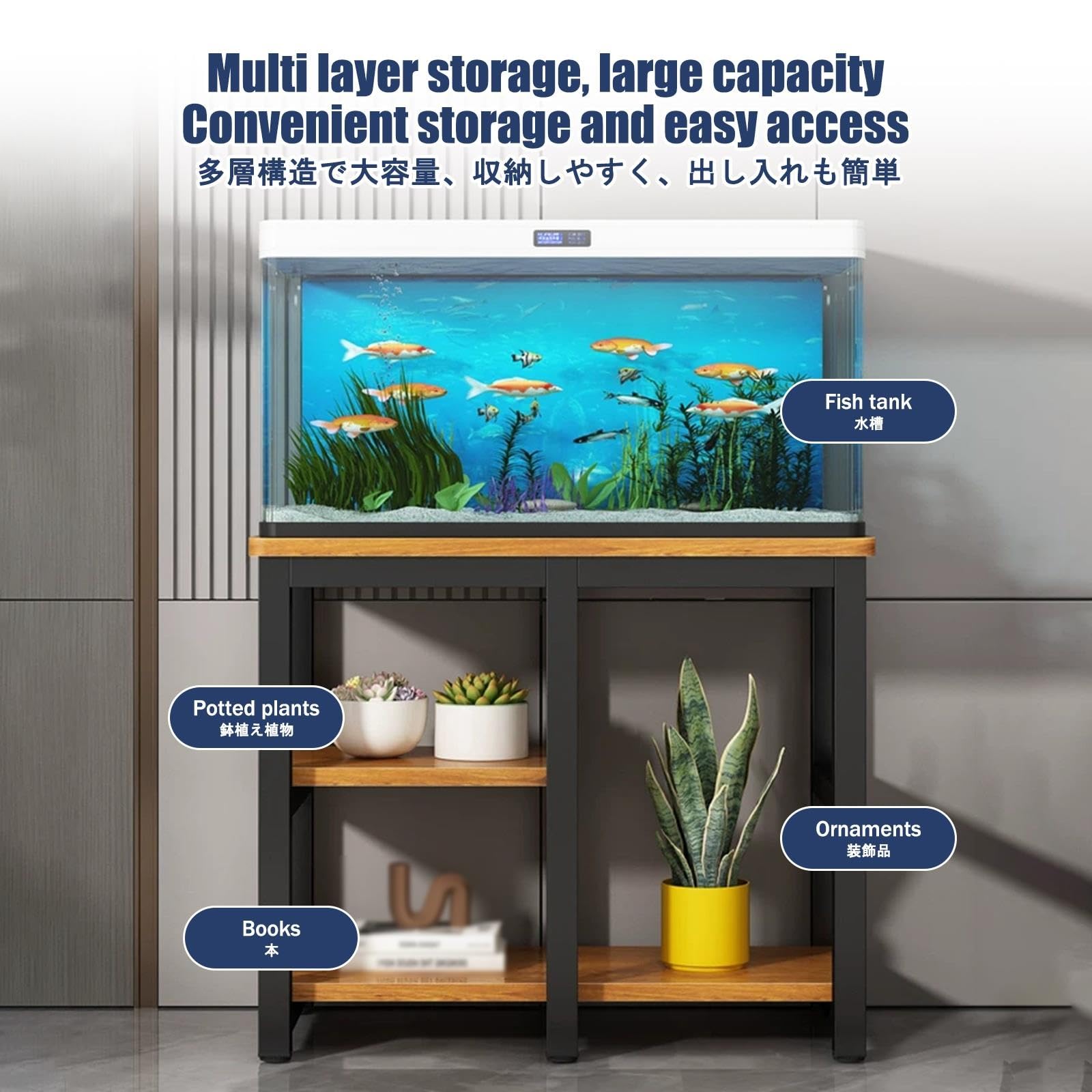 Mobile per Acquario, Base per Acquari, Elevata Capacità di Carico