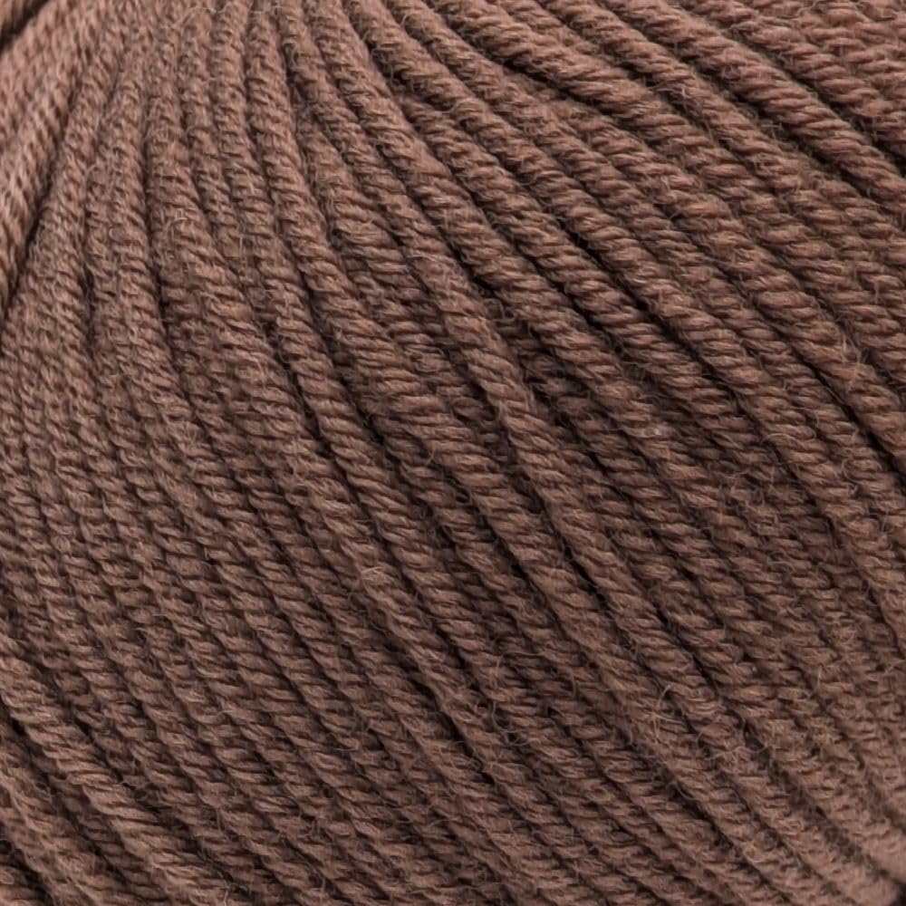 Double Knit-Weight (DK), 100% Superwash Fine Merino Wool Knitting and Crochet Yarn - Purely Merino DK 3312 Brown