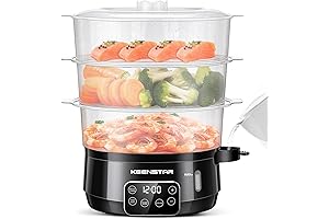 Electric Steam Cooker: 13.7QT Digital Steamer for Fast and Convenient Cooking