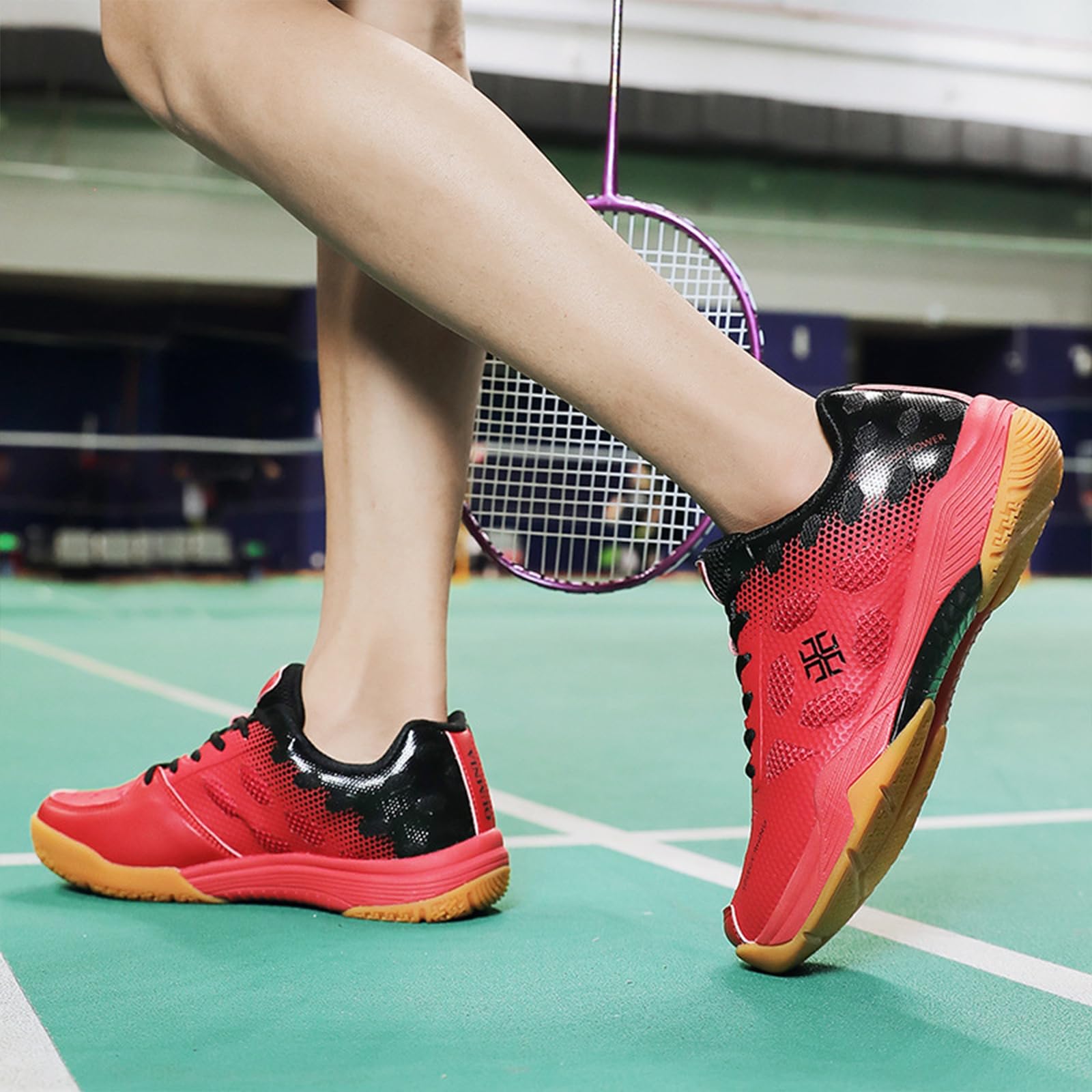 Zapatillas de bádminton para Hombre, Zapatillas Tenis Pickleball, Ligeras Entrenamiento en cancha Cubierta, Deportivas para ráquetbol y Squash