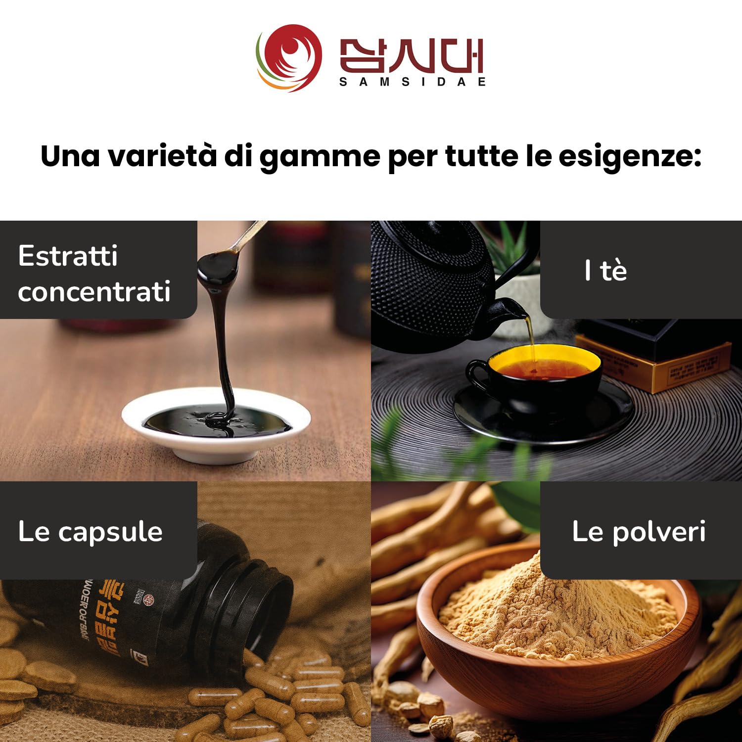 Samsidae Estratto Di Ginseng Nero Coreano - 100 G
