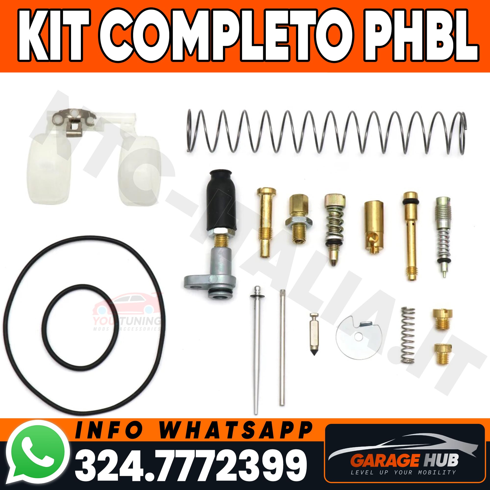 KIT Riparazione CARBURATORE DELLORTO PHBL 20 22
