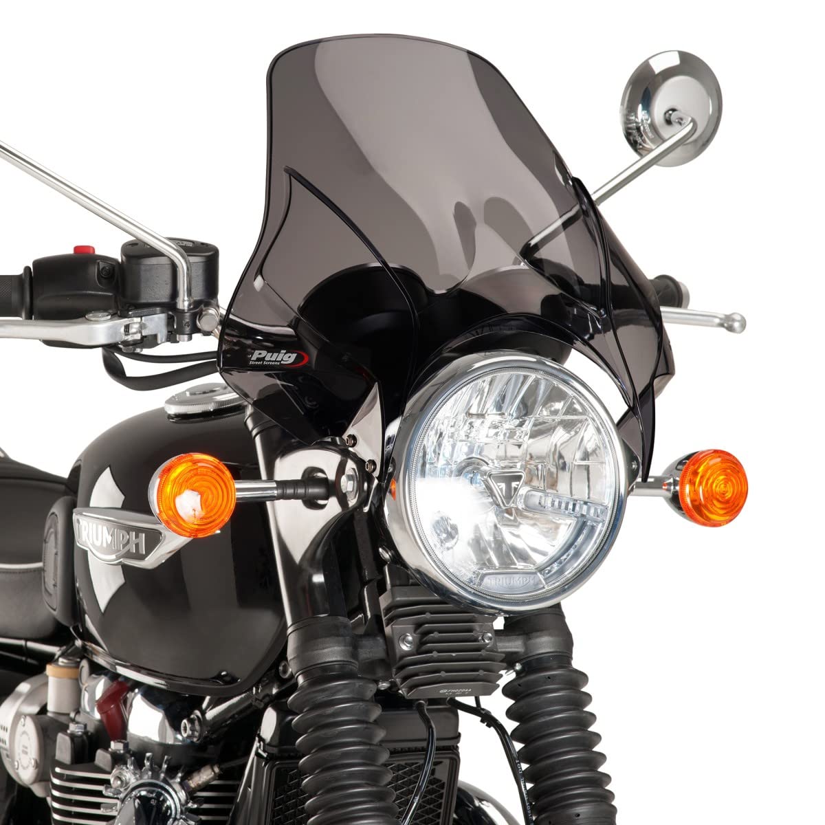 Pare-Brise Compatible avec Honda CB 1100 / EX/RS Puig Plus fumé foncé