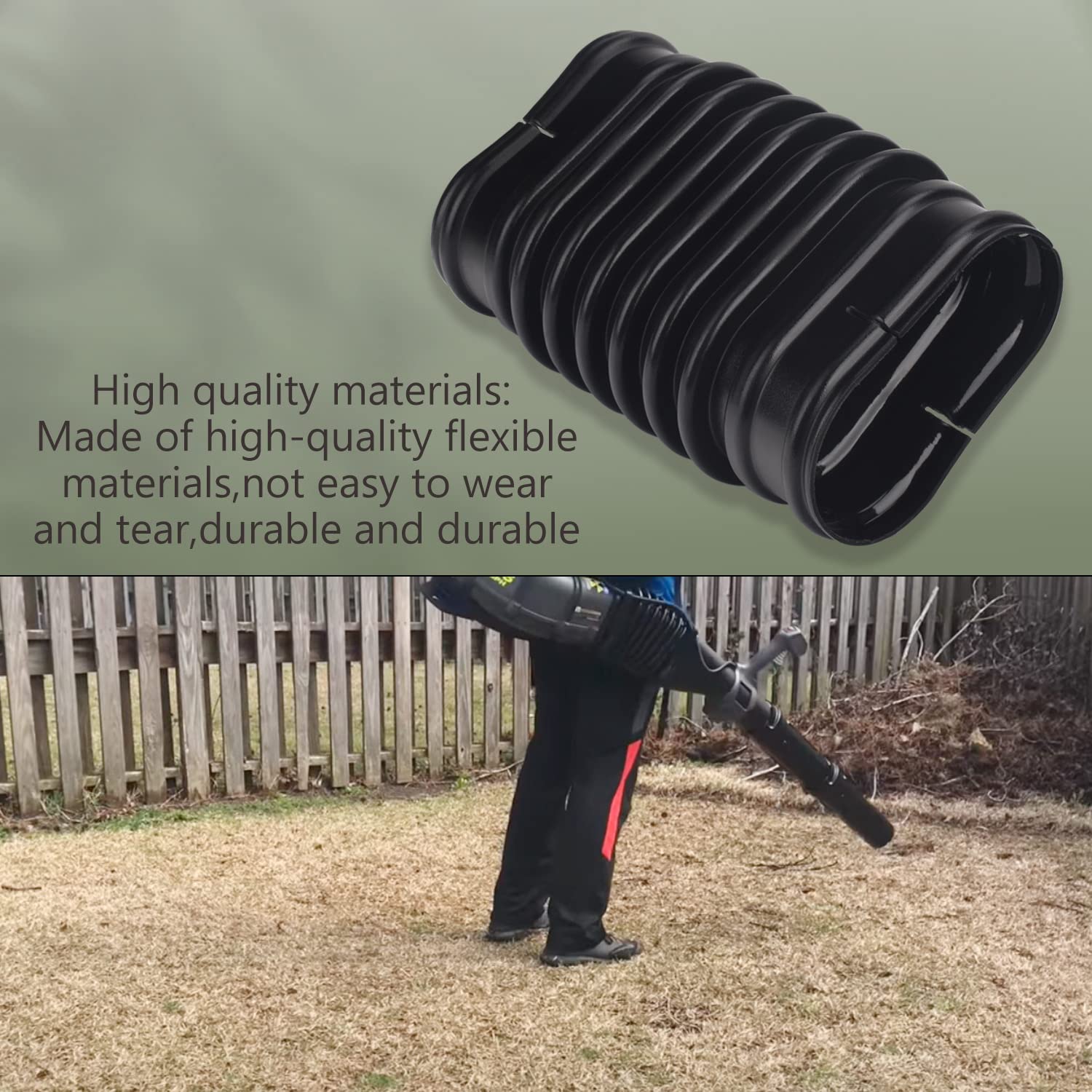 580473001 - Tubo flexible de repuesto para soplador de mochila Ryobi RY38BP de 38 cc y soplador de mochila Ryobi de 40 voltios RY40440, RY40404NV y RY40404NVM