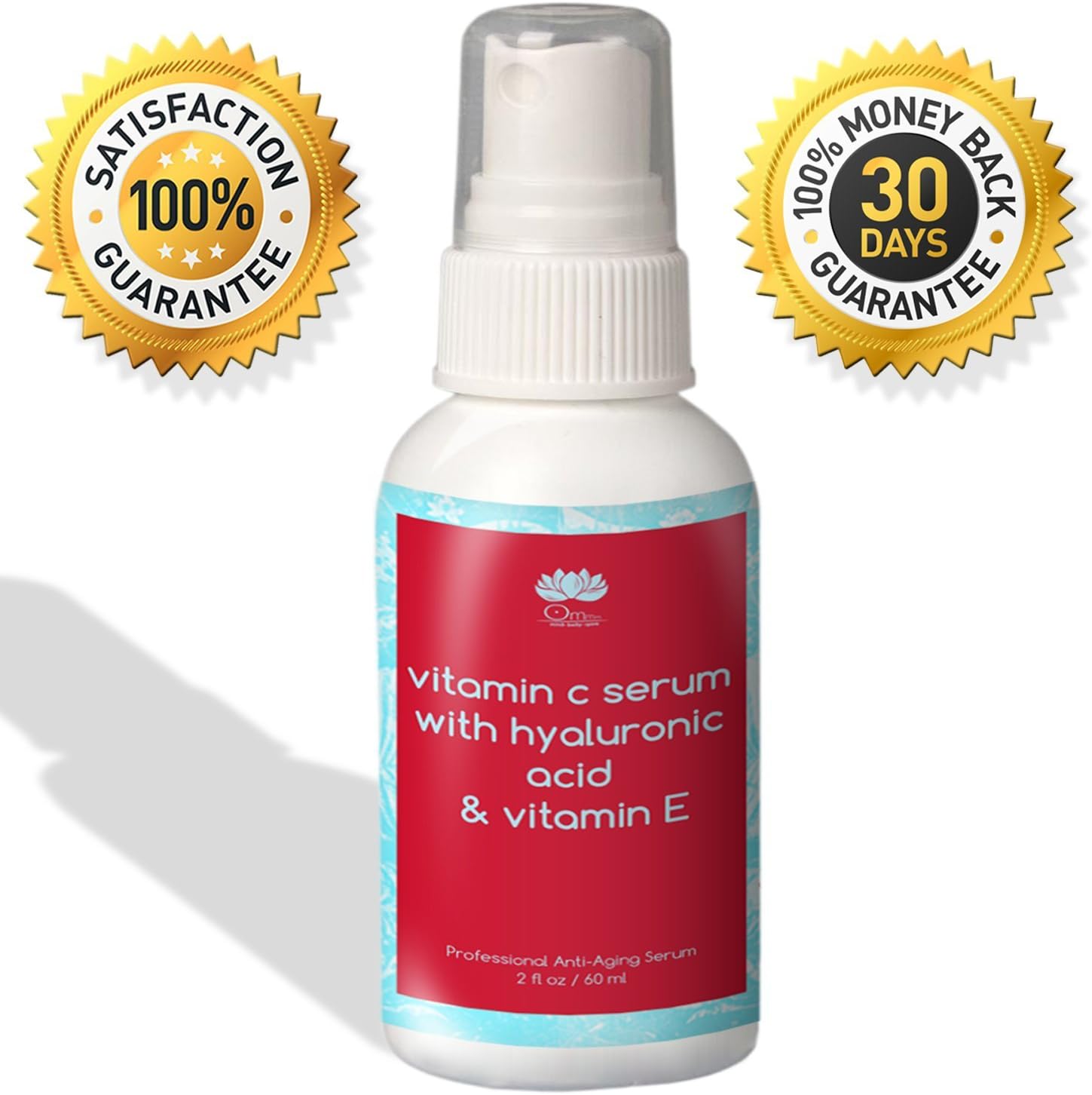 Best 20% Vitamin C Skin Serum with Hyaluronic Acid and Vitamin E - 2 oz - Antioxidant Anti Aging Wrinkle Cream Supports Collagen Production, Fights Free Radicals, Softens Fine Lines - Ideal for All Ages & Skin Types- Finally Get The Results You've Been Looking For