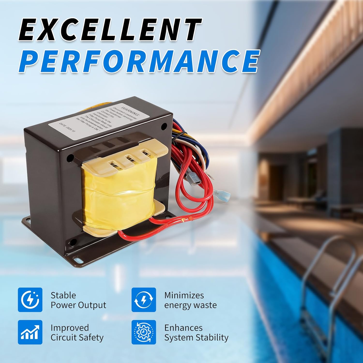 520722 IntelliChlor Transformer Compatible with Pentair IntelliChlor Salt Chlorine Generator and EasyTouch Pool & Spa Control Systems
