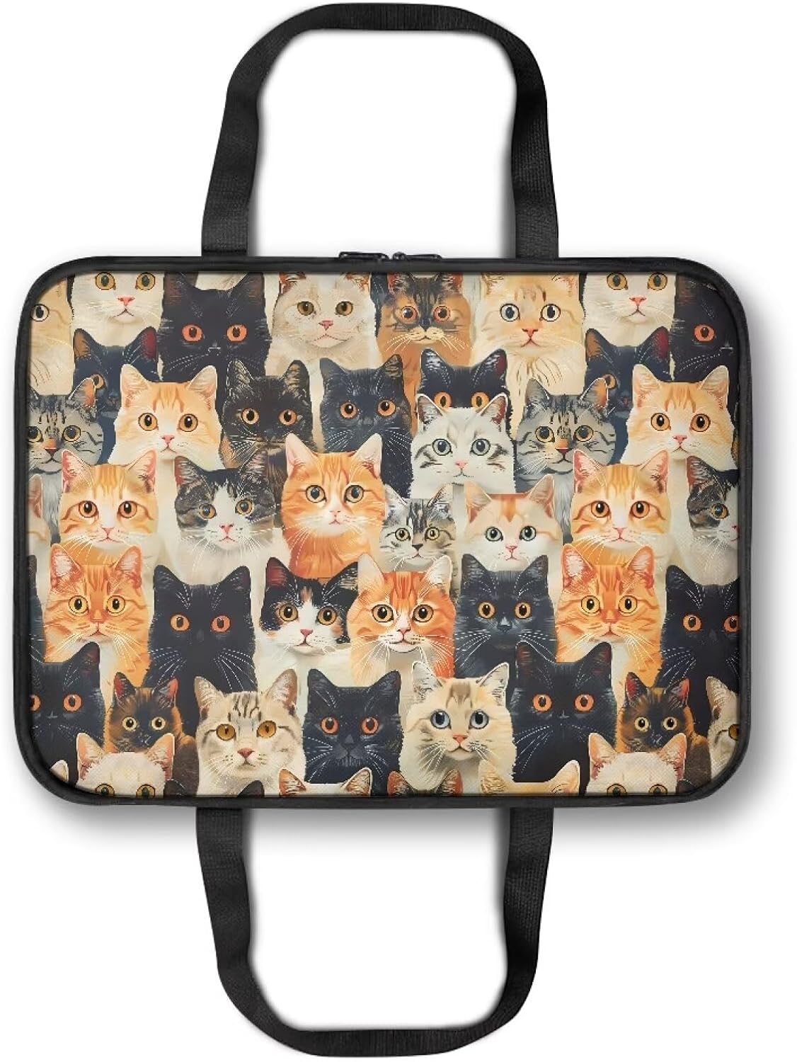 Cool Cat Thermal Insulated Casserole Carrier for Hot or Cold Food Fits 9" x 13" Baking Dish Portable Food Warmer Bag for Transport Lasagna Holder Lugger Tote