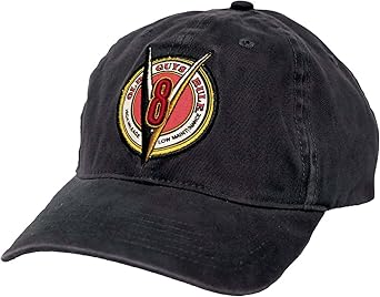 OLD GUYS RULE Mens Baseball Cap, V8 - Gift for Dad, Grandpa, Husband, Fathers Day, Birthday, Holiday - Funny Novelty Hat for Classic Car Lovers, Motorheads, Mechanics Charcoal