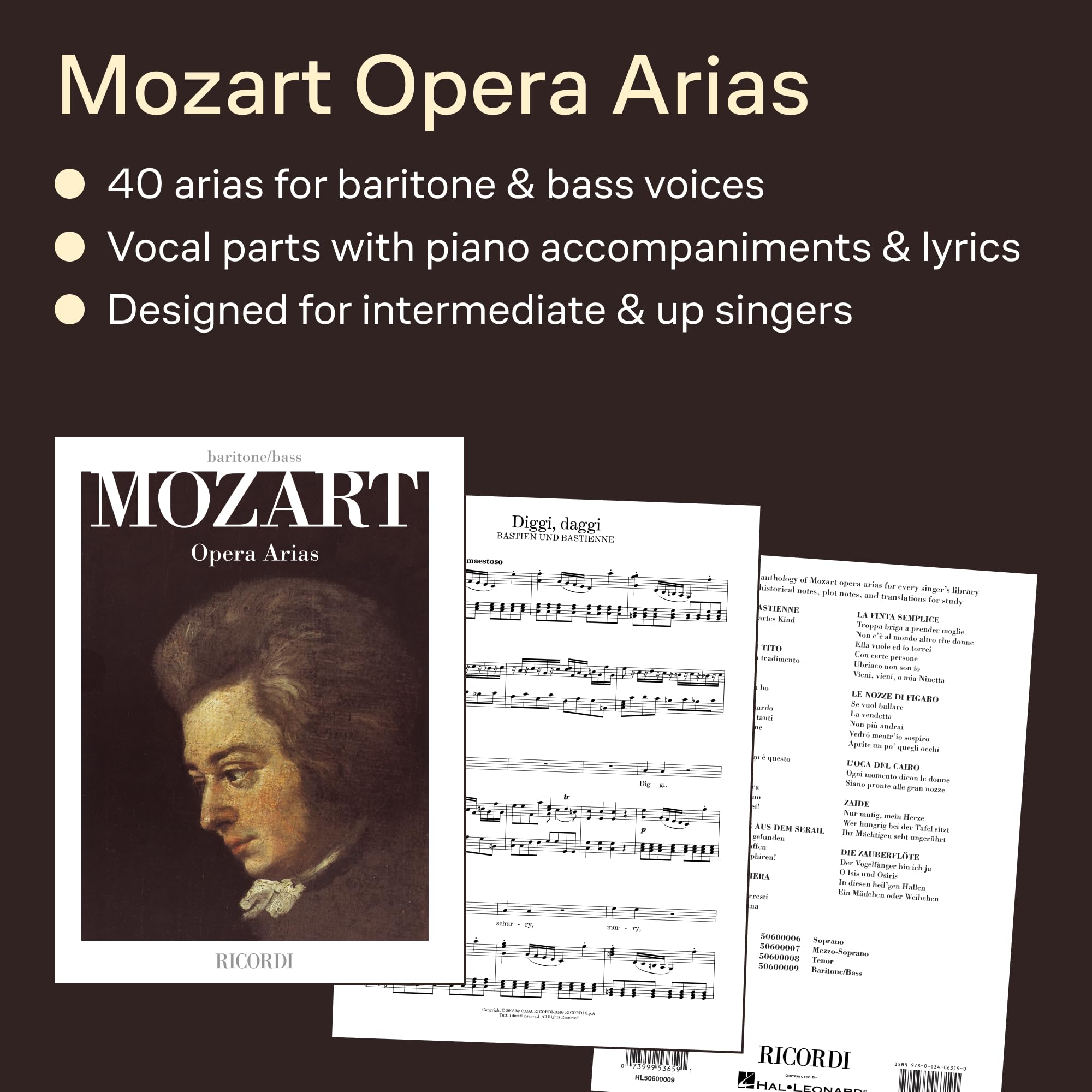 Mozart opera arias (barton) chant: baritone/bass