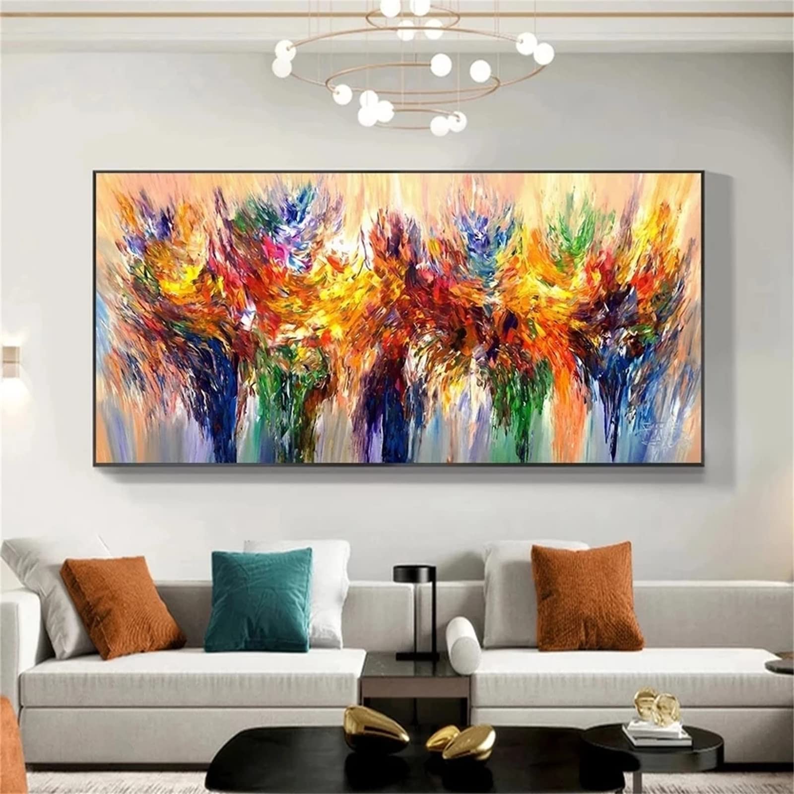 DIY zestawy do malowania diamentami 5D, pełne wiertło diamentowy obraz dla dorosłych i dzieci, kryształ górski haftowanie obrazy do dekoracji ścian domu - 70 x 140 cm (27 x 55 cali (abstrakcyjne kolorowe chmury)