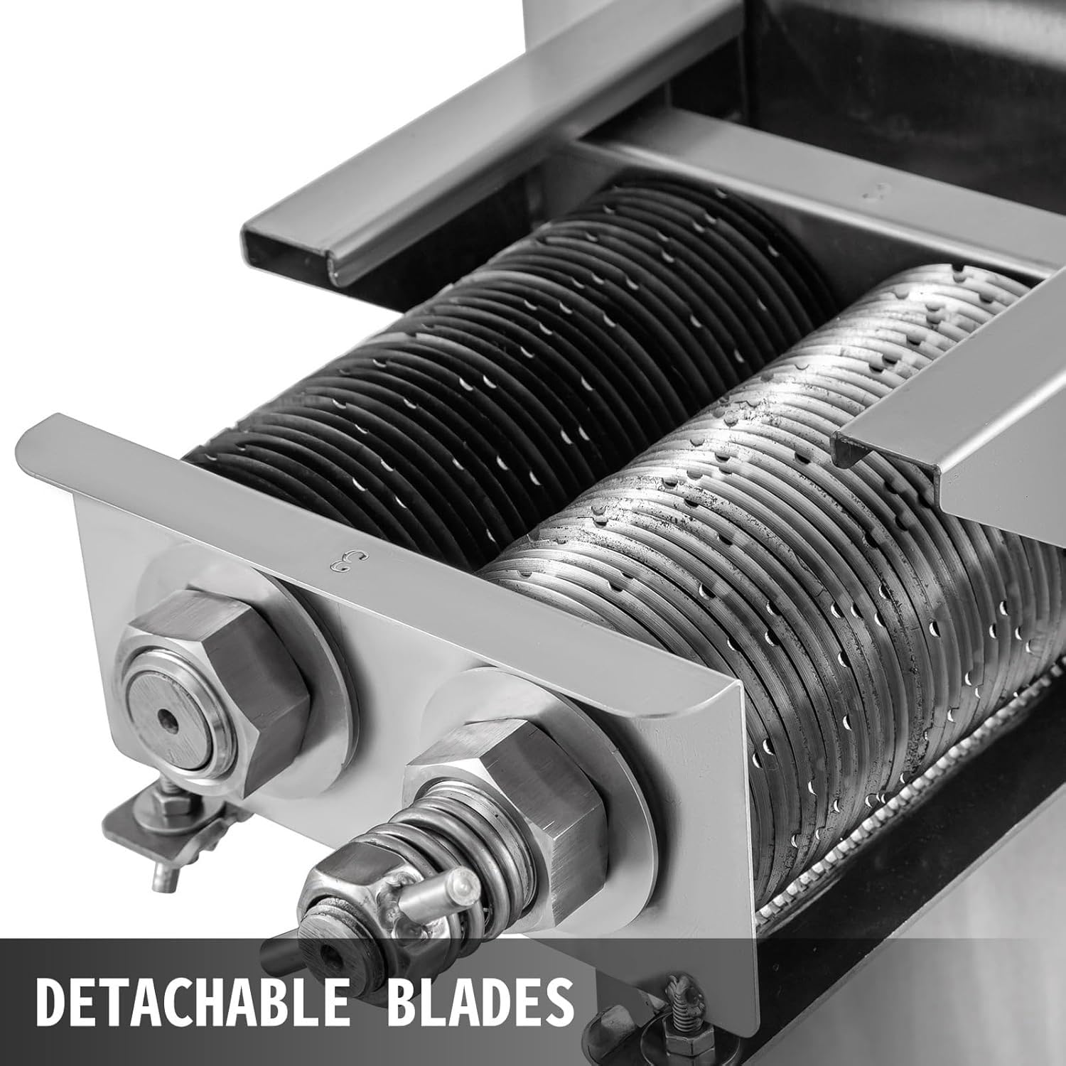Cortadora de Carne Comercial de Acero Inoxidable, picadora de Alimentos eléctrica móvil de 750 W con Cuchilla de 3,5 mm, 180 kg/h, 190 RPM, cortadora automática de Verduras pa,