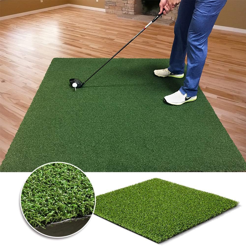 Tappeto verde da golf, tappeto erboso artificiale per allenamento indoor outdoor, perfetto per cortile, palestra, baseball, calcio e pratica sportiva