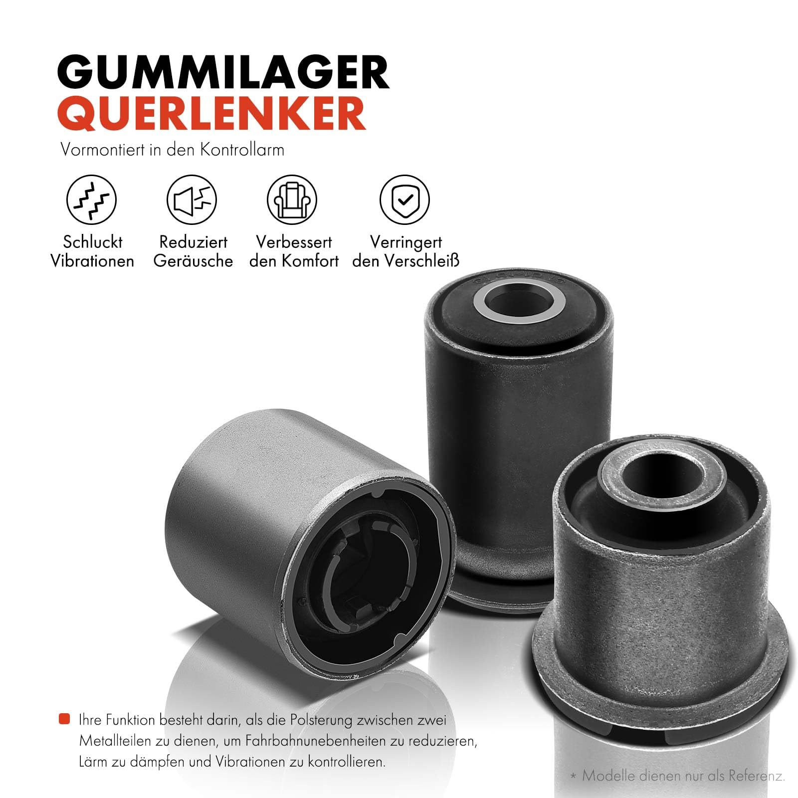 Frankberg 2 x wahacz, zawieszenie koła, przednie i dolne, kompatybilne z Antara L07 Captiva C100 C140 Replace # RK620661