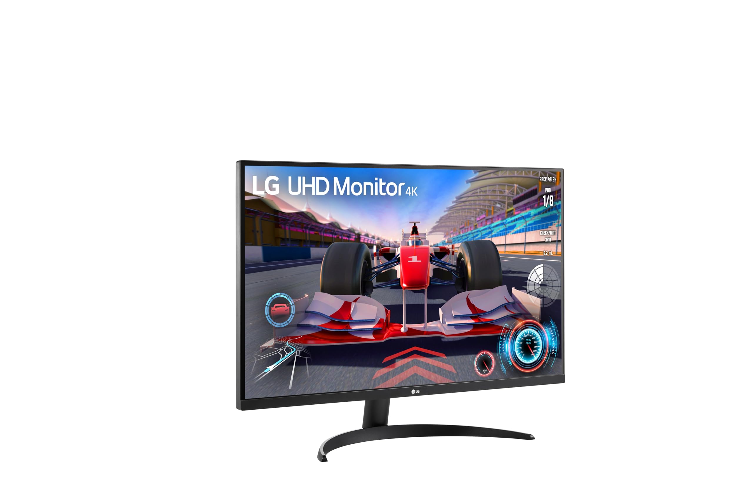 LG Ultrafine™ 32UR500K-B Ecran PC 4K 32" - Dalle VA résolution UHD (3840 x 2160), 4ms GtG 60Hz, HDR10, DCI-P3 90% (CIE1976), Mode Lecture, inclinable