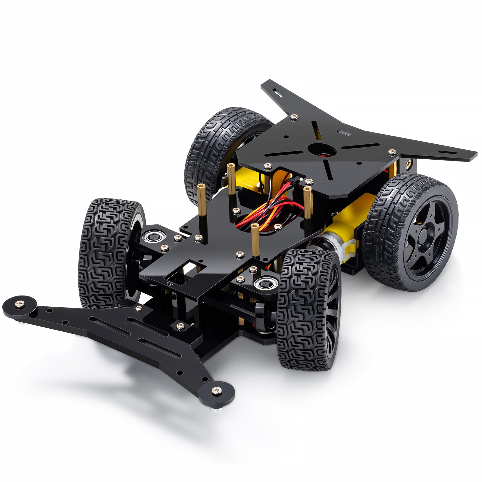 Amazon.com: LK COKOINO Rear-Wheel Drive Robot Car Chassis Kit with