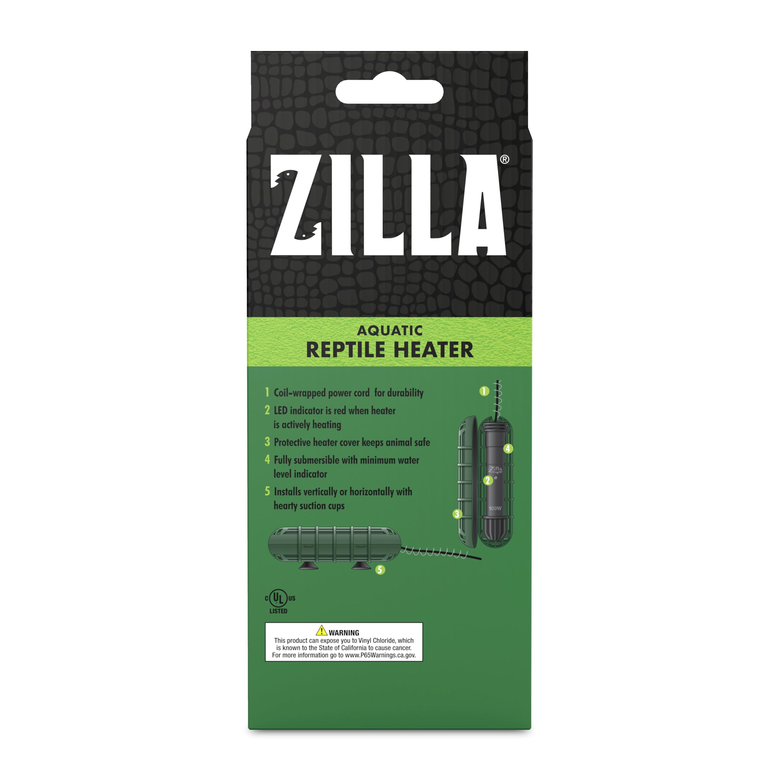 Zilla Chauffage préréglé 100 W, Vert
