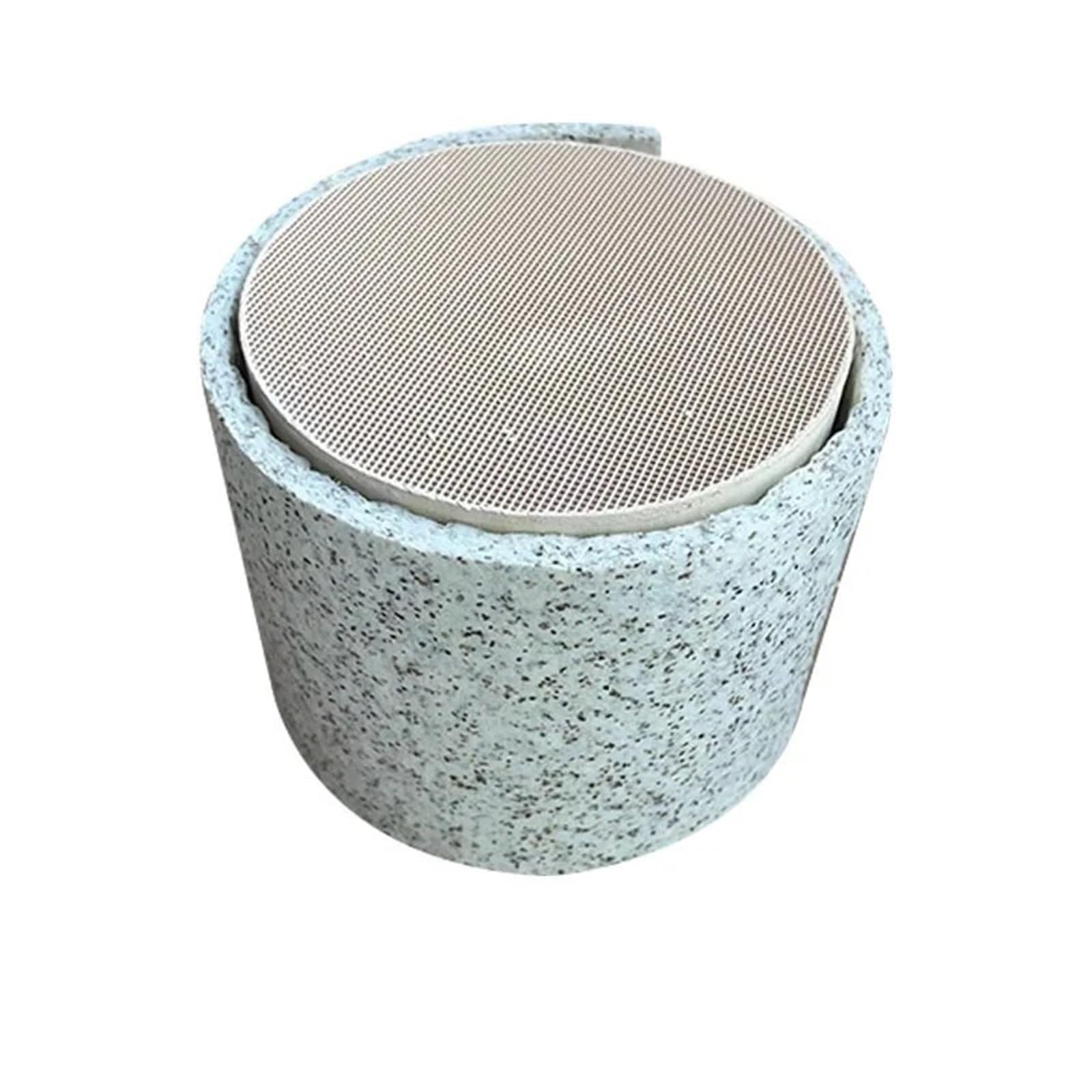 Echappement Catalyseur Catalyseur céramique nid d'abeille pour véhicules à essence Euro 3 400 cellules, convertisseur catalytique universel pour moteurs d'échappement Catalyseurs(118-100mm)