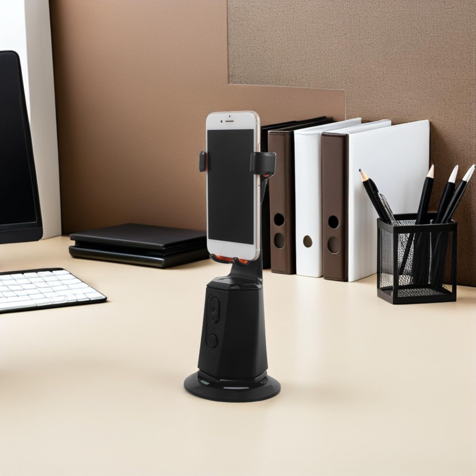 Stabilisateur de Téléphone Portable avec Trépied Compact pour Vlogging Quotidien et Prise de Vue Stable sans Vibrations