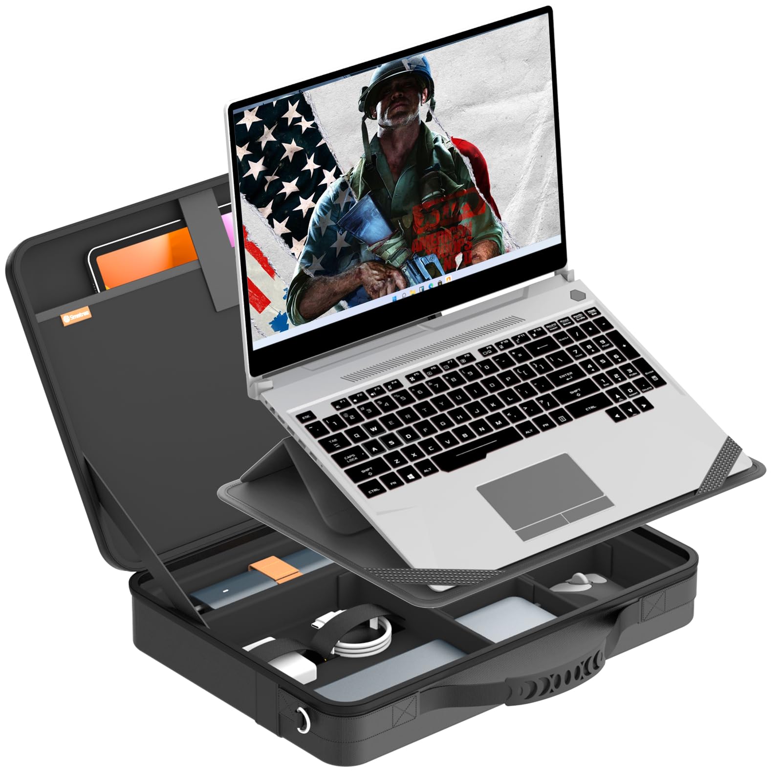 Smatree A488S Hard Protective Case with Stand for 16 inch Dell/MSI