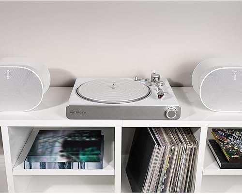 Miniatura 7 de Victrola Stream Carbon - Tocadiscos de vinilo de 33-13 y 45 RPM, funciona con Sonos de forma inalámbrica, cartucho de alta precisión,