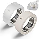 Protector Compatible for Oura Ring 4/Gen 4 Ceramic/Gen 3 Cover,Silicone Anti-Scratch Elastic Ring Finger Case Woking Out Gym for Women Men- Clear+Stralight-M for 8/9/10/11