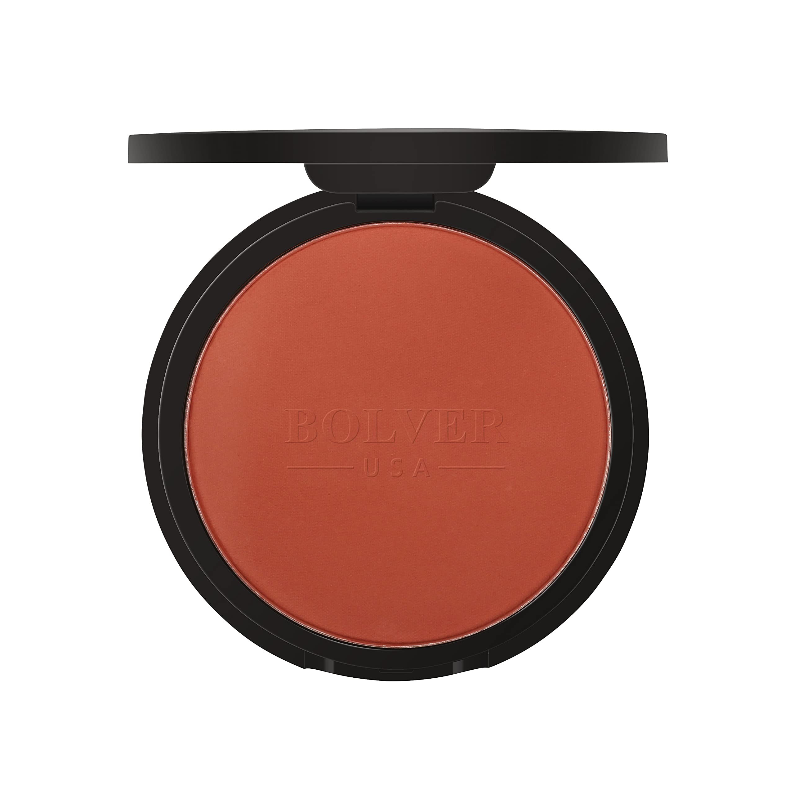Bolver- Blush 21 Highly Pigmented Powder Blush, Smudge-Resistant Formula For Long-Lasting Touch- Orange, 11g
