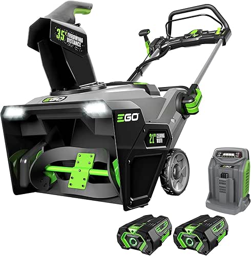 EGO POWER+ 21" Electric Snow Blower, Cordless, Includes (2) 56V