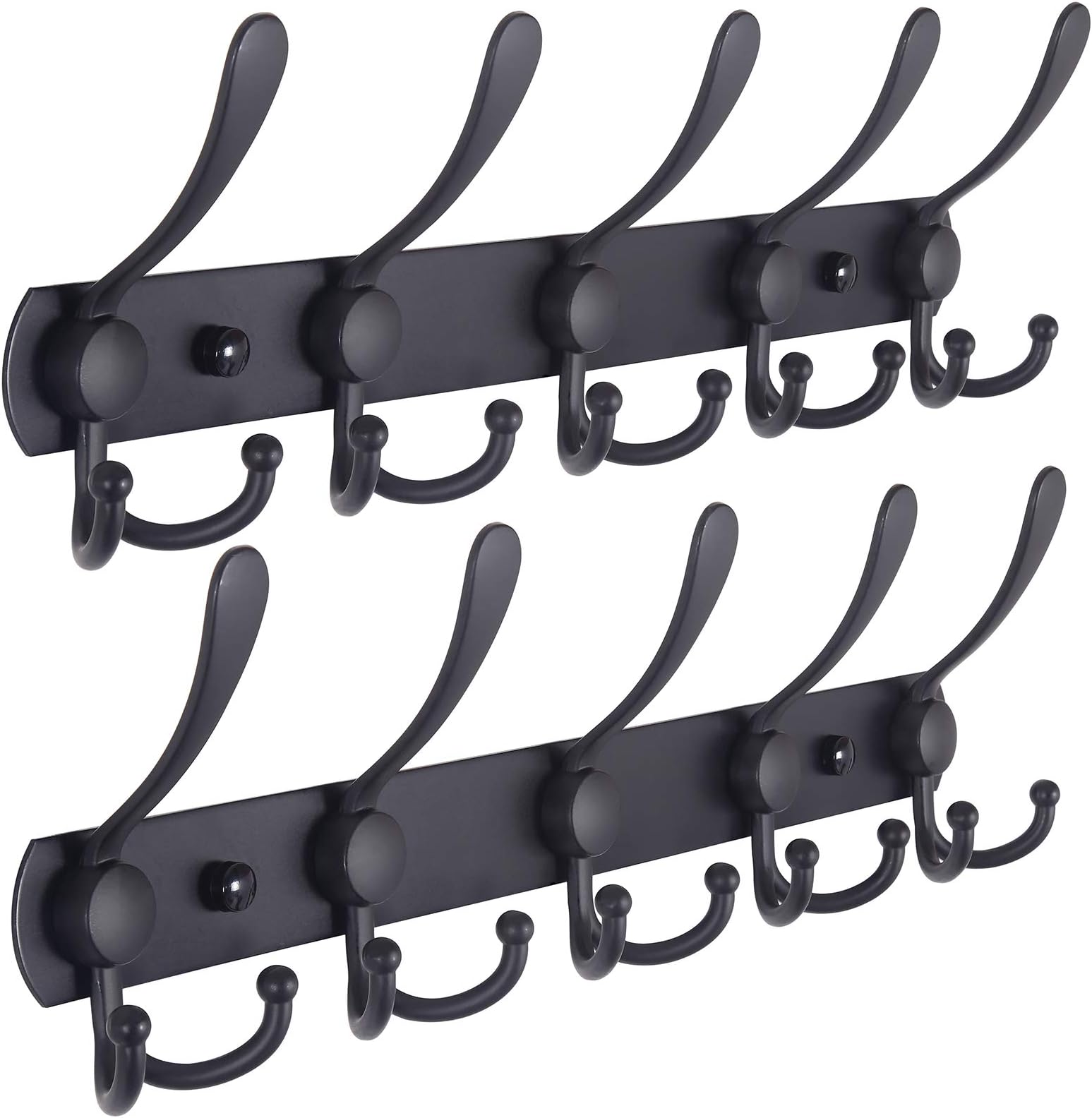 Amazon Basics WallMounted Farmhouse Coat Rack, 3 Hooks