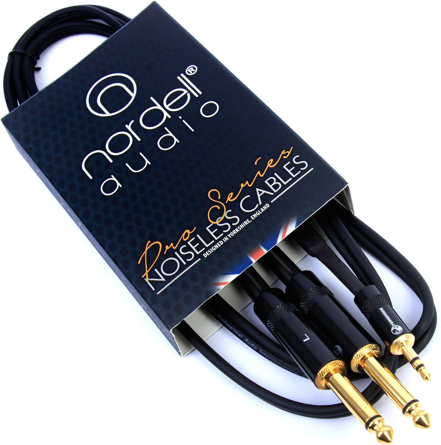 2 x 1/4" inch Jack to 3.5mm Stereo Mini Jack Lead Cable 1.5m 5ft