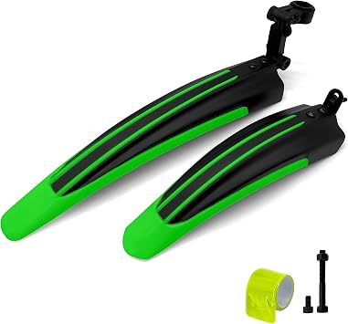 Adjustable Standard 26 inch Mountain Bike Splash Guard Bike Fenders Set Front and Rear