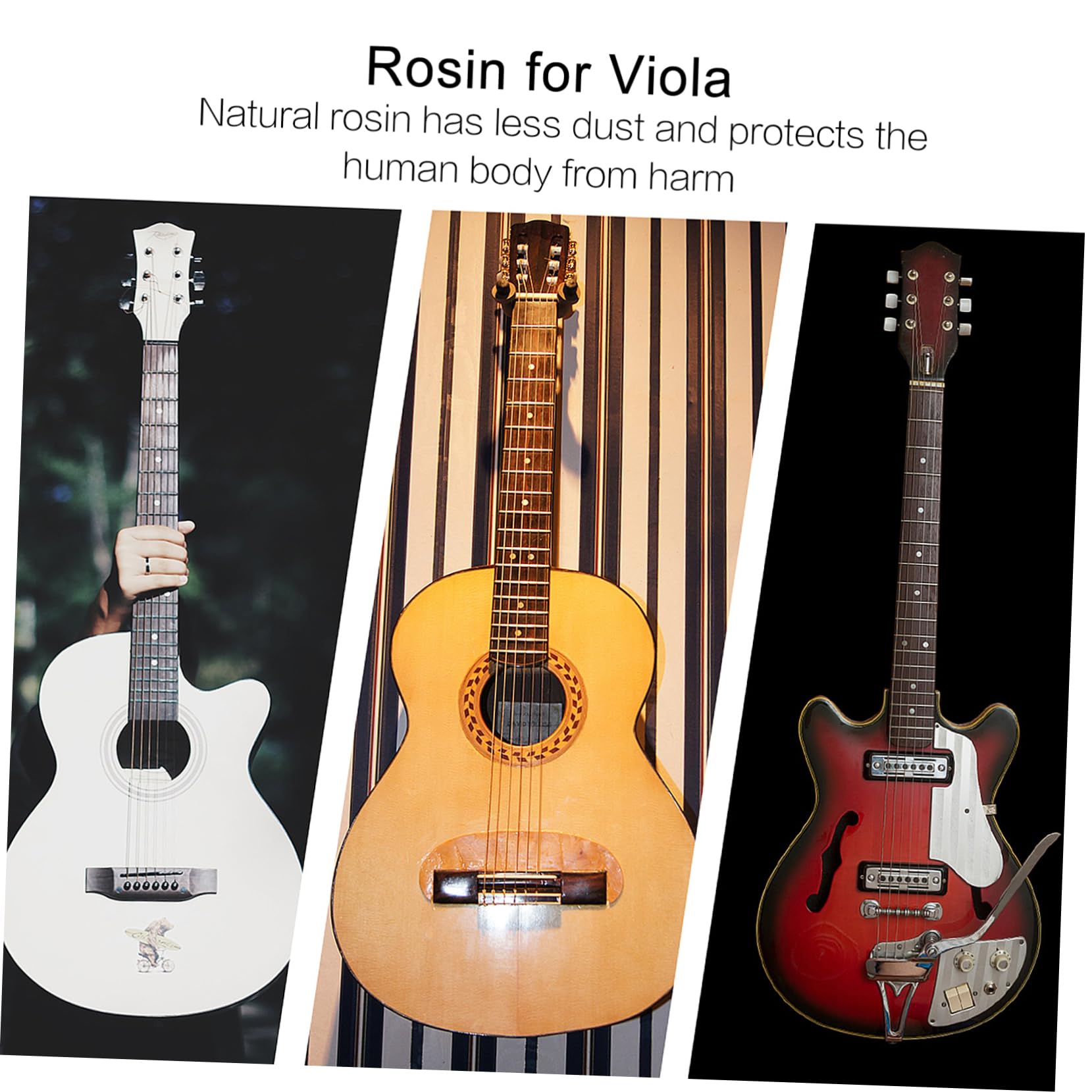 Totority String Instrument Box Fit for Violin Viola Cello Bow with Viscosity for Bow Articulation Resonance